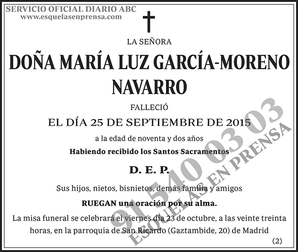 María Luz García-Moreno Navarro